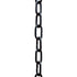 Aluminum Traditional Link Rain Chain Replacement Downspout for Gutters, Matte Black